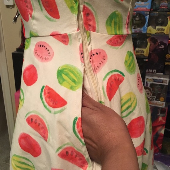 Mod Cloth Waving From The Waterfront Dress XS - Picture 3 of 8